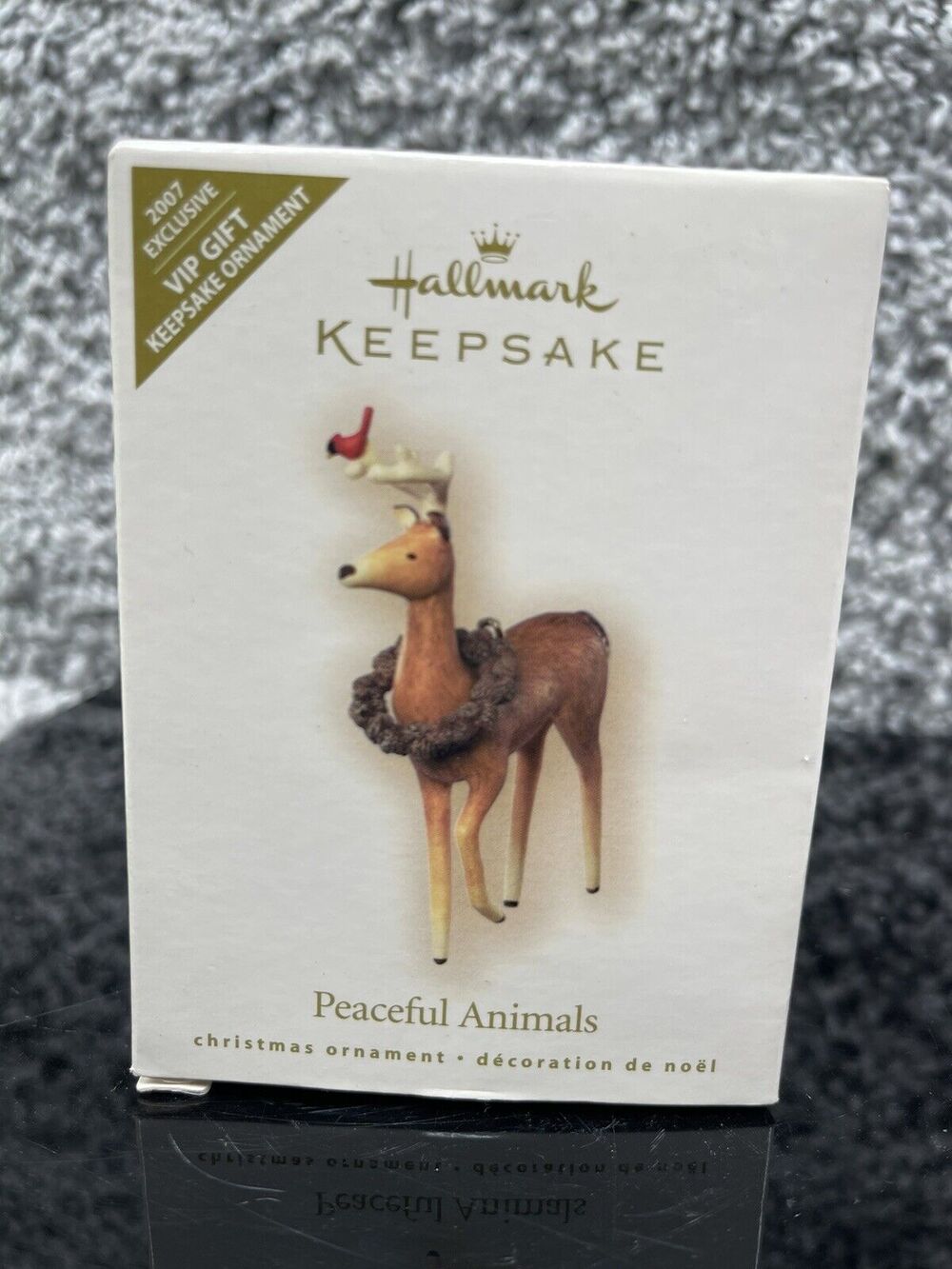 Hallmark Keepsake Peaceful Animals Deer Christmas Ornament Exclusive 2007